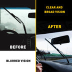2X Silicone Frameless Windshield Wiper Blade Refills for Car Truck (28")