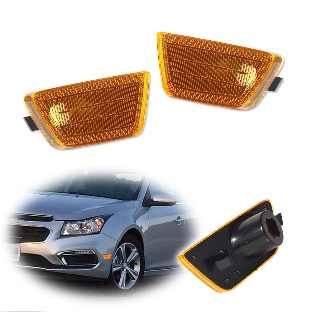 Front Bumper Reflector Side Marker Light Assembly for Chevy Cruze (2011–2015)