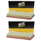 Set of 2 Engine Air Filters for W124 400E W126 400SEL C126 500SEC R129 500SL