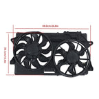 Dual Radiator Cooling Fan Assembly for Ford Mustang (2015–2022)
