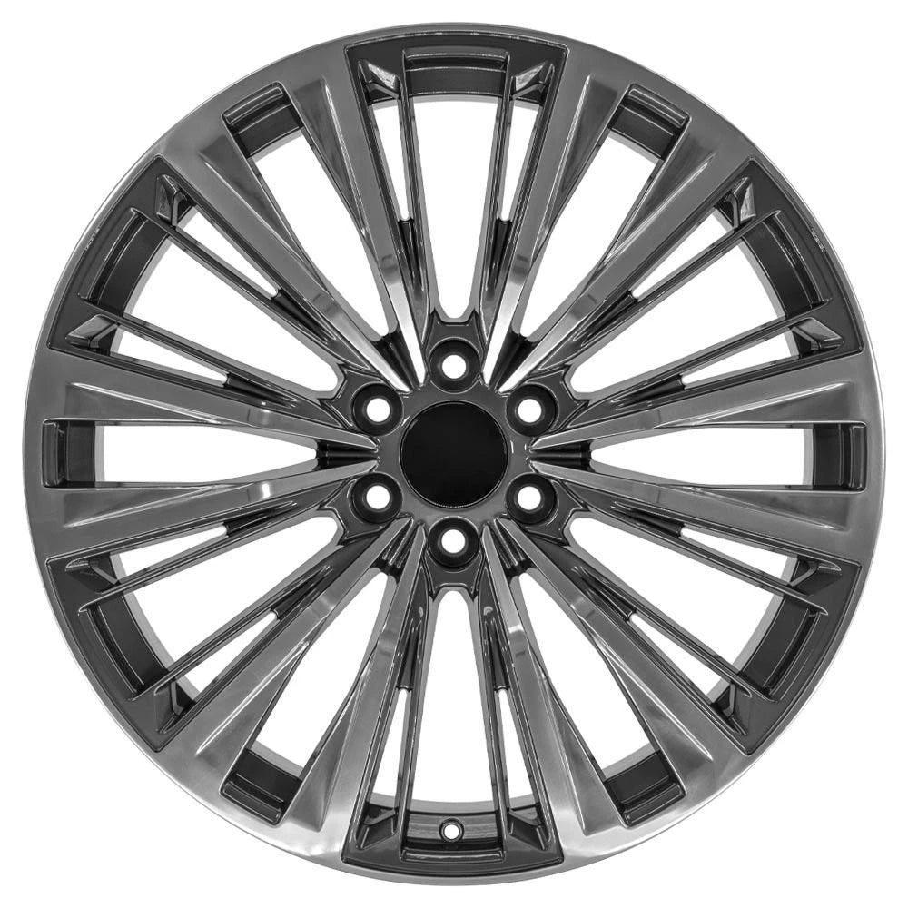 2WD Wheel with Polished Face for Chevy C2500 (1988–2000)