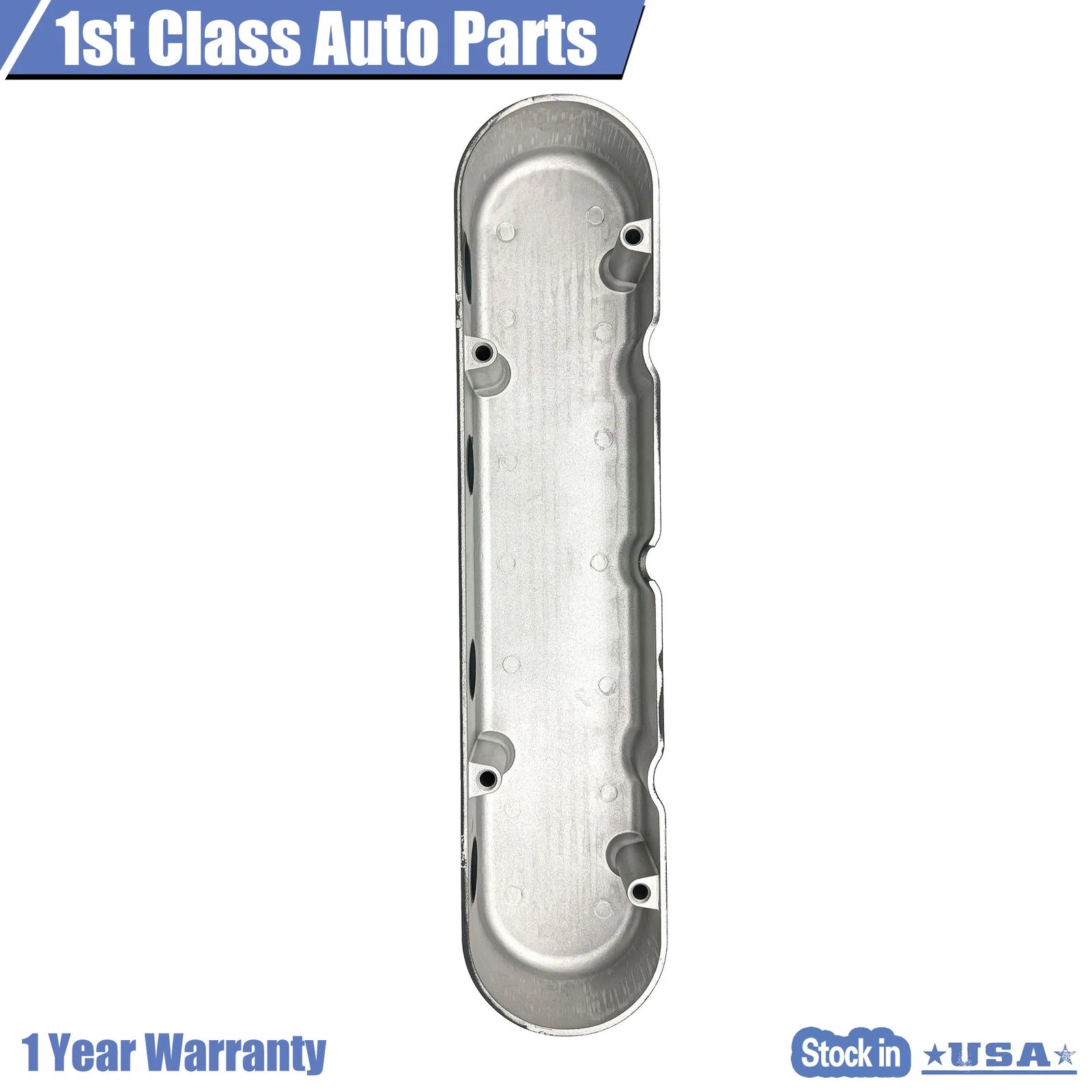 2X Finned Black Aluminum Valve Covers for Chevy LS