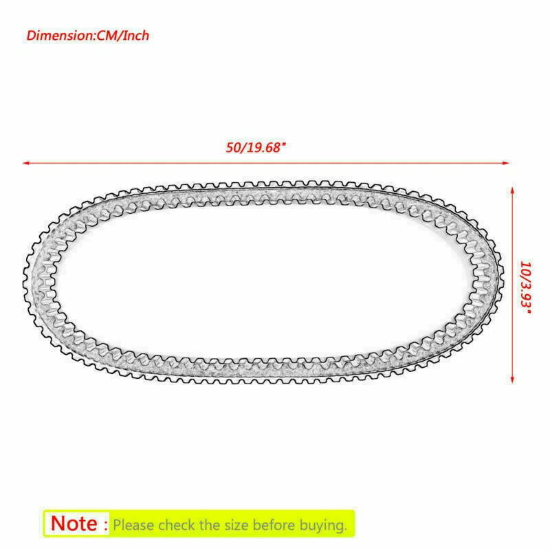 Drive Belt for Ski-Doo Formula Legend, Touring, MXZ, Skandic (414860700, 415060600)