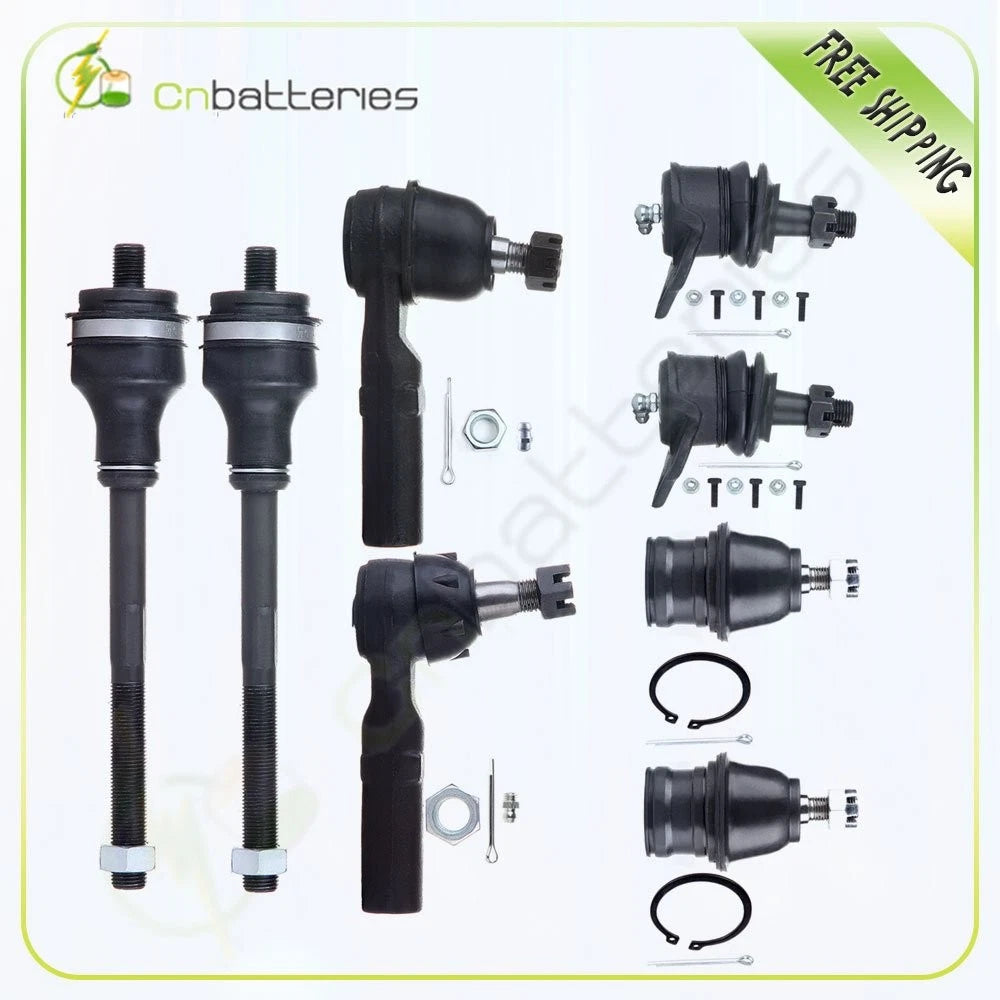 8PCS Front Suspension Kit Ball Joints Tie Rods for Dodge Durango (1998–1999)