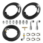 Steering Hose Hookup Fittings Kit for Power Brake Booster (All Years)