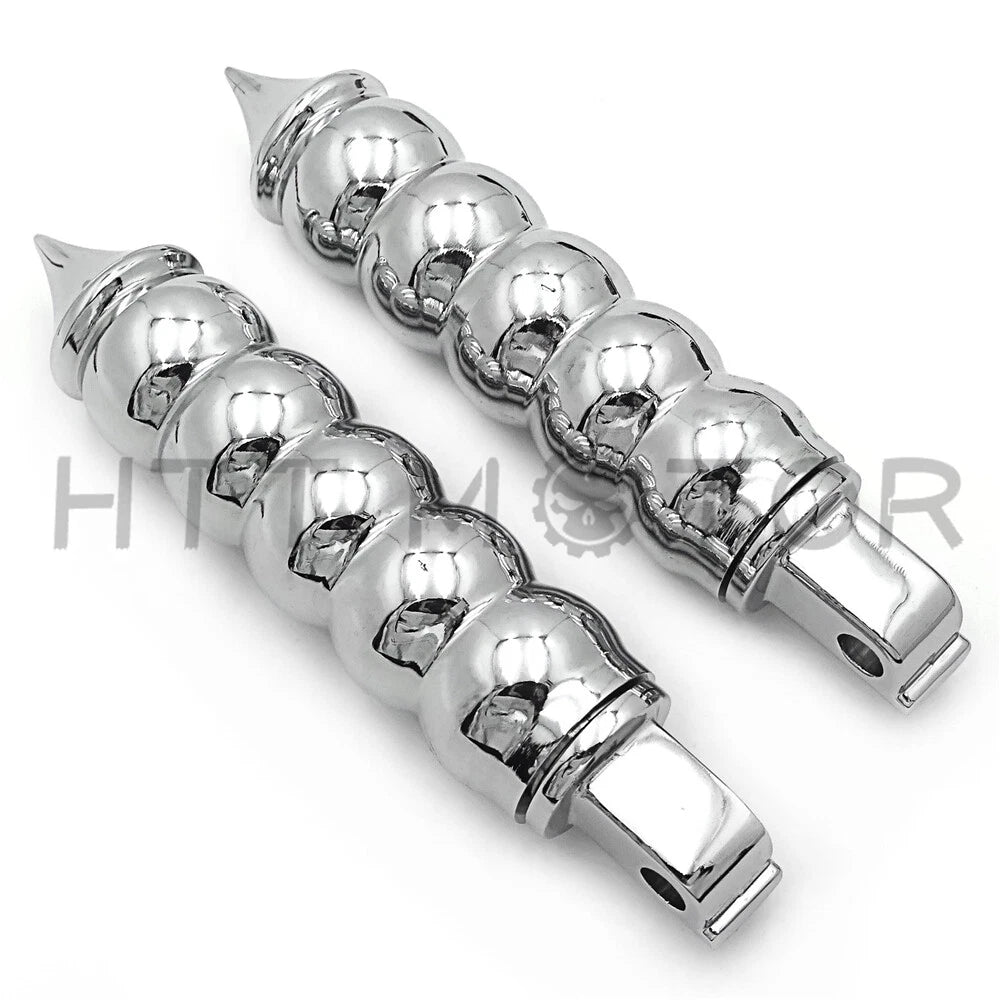 Chrome Billet Calabash Footpegs for Victory Hammer (2005–2017)