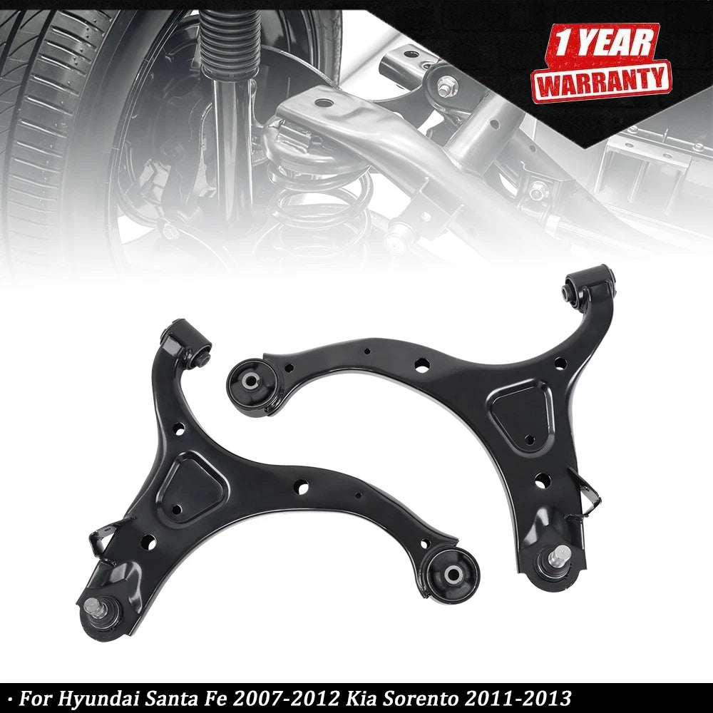 Lower Control Arms for Hyundai Santa Fe (2007–2012) Kia Sorento (2011–2013)