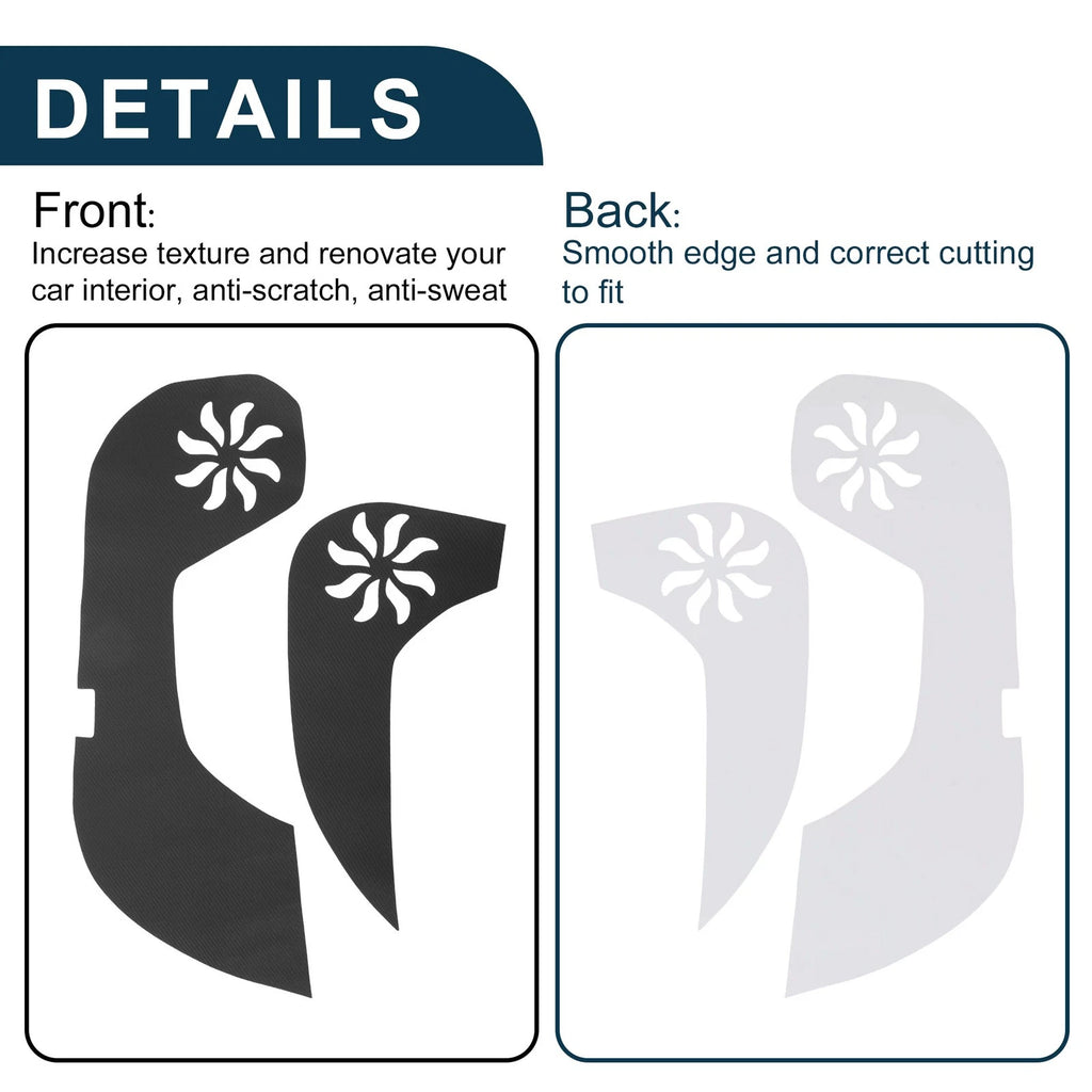 Leather Car Door Anti Kick Pad Sticker for Lexus NX (2020–2023)