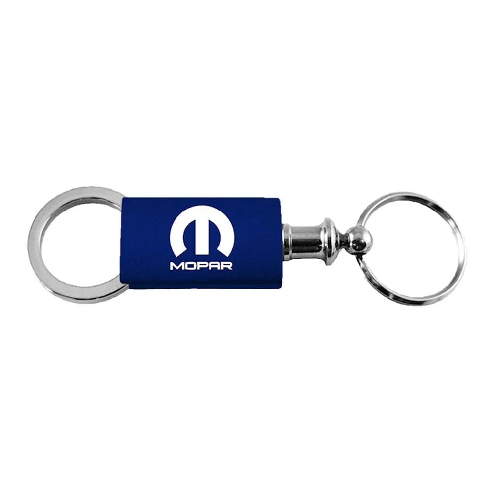 Navy Anodized Aluminum Valet Keychain - Officially Licensed for Mopar Vehicles