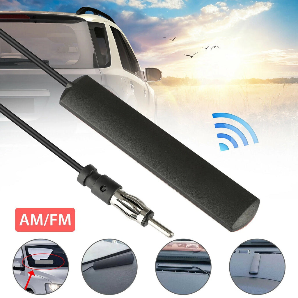 Universal Hidden Amplified Antenna for Car Stereo AM/FM Radio