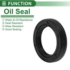 Oil Seal   - NBR Rubber 38x55x10mm Black