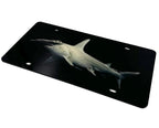 Acrylic License Plate Premium Black for Hammerhead Shark (Universal Fit)