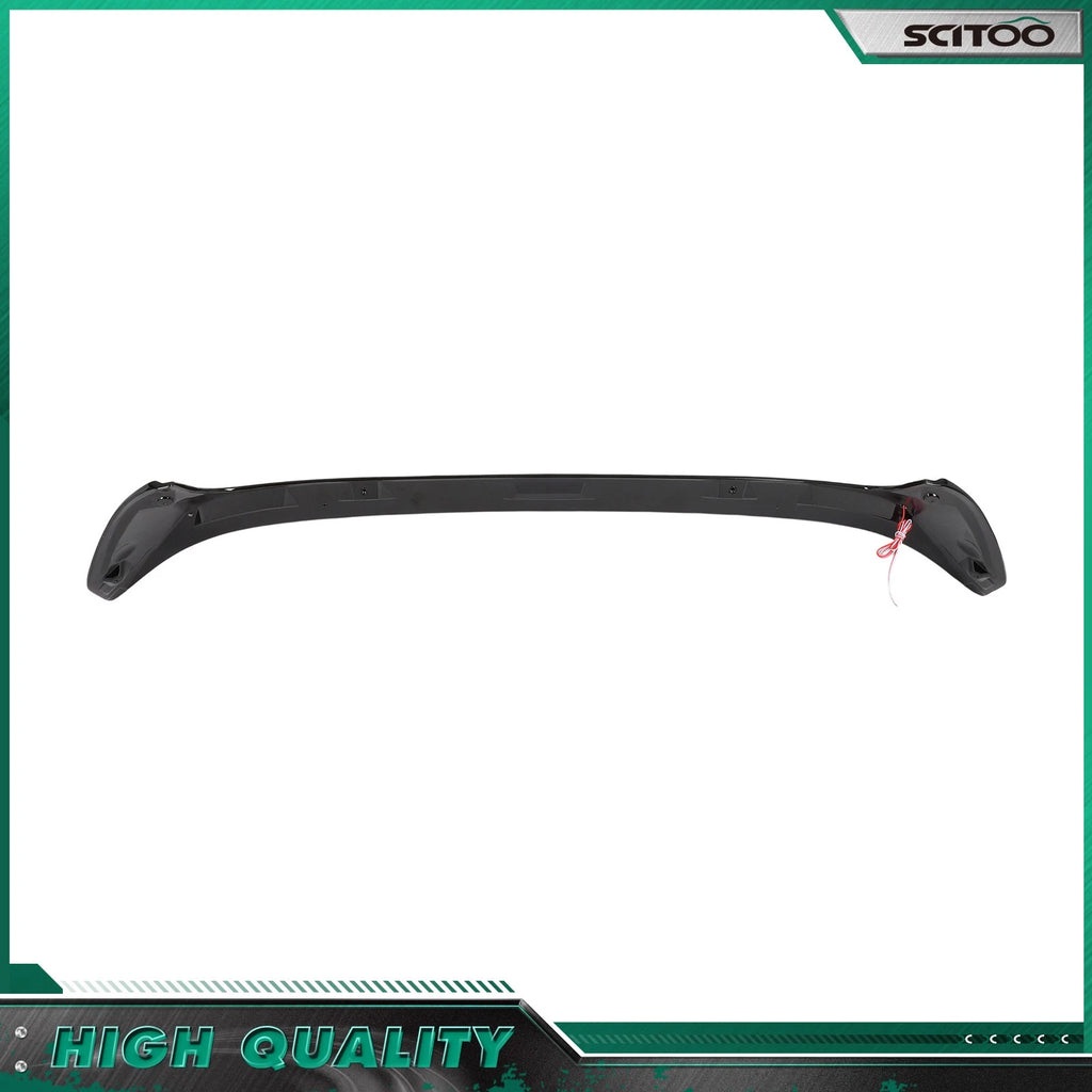 Roof Spoiler for Ford Fiesta Hatchback (2008–2019) Painted Black w/ Light