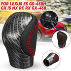Carbon Gear Shift Knob for Lexus ES350 GS GX460 IS300 NX300 RC RX350 (2007–2021)