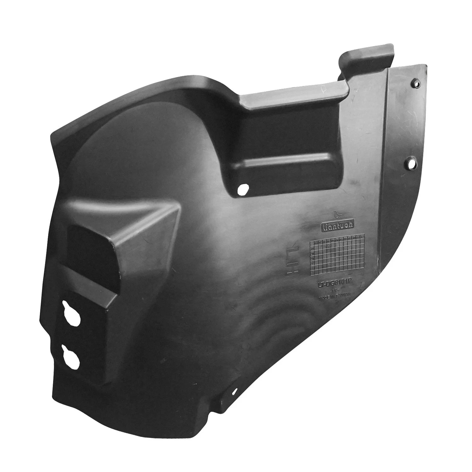 Replacement Polypropylene Driver Side Front Fender Liner for Jeep Wrangler (2011–2018)