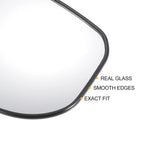 Right Side White Mirror Glass for Honda Fit Jazz (2009–2013)