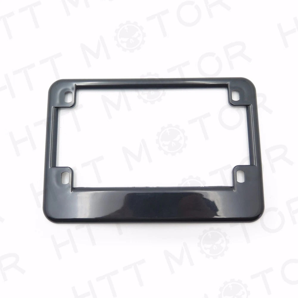 License Plate Frame for Motorcycle (4"x7", Extra 1" Width)