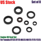Engine Oil Seal Kit for Yamaha DT125 DT175 MX125 MX175 IT175 YZ125 (1974–1983)