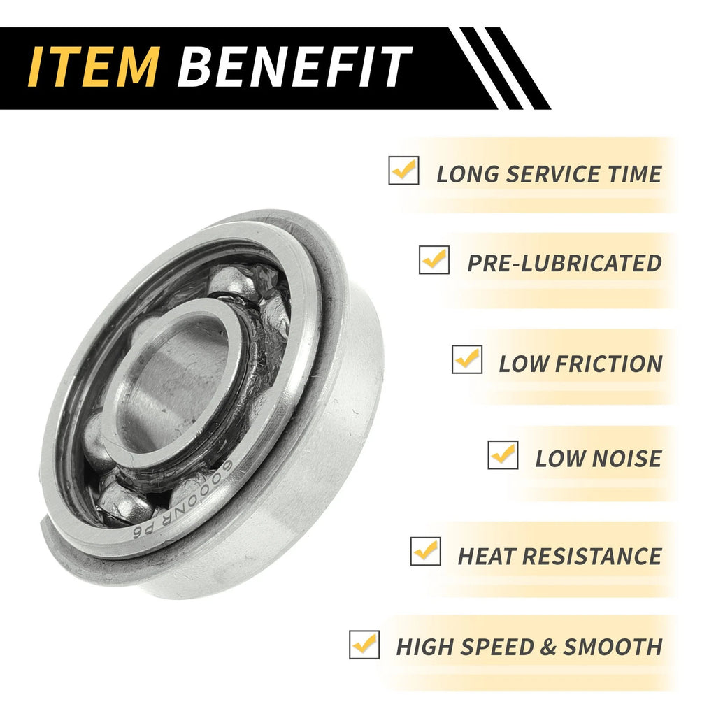 Deep Groove Ball Bearing P6 for Scooter Skateboard (10x26x8mm)