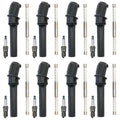 Set of 8 Denso Standard Spark Plugs & Coil Boots for Ford F-150 (1999)