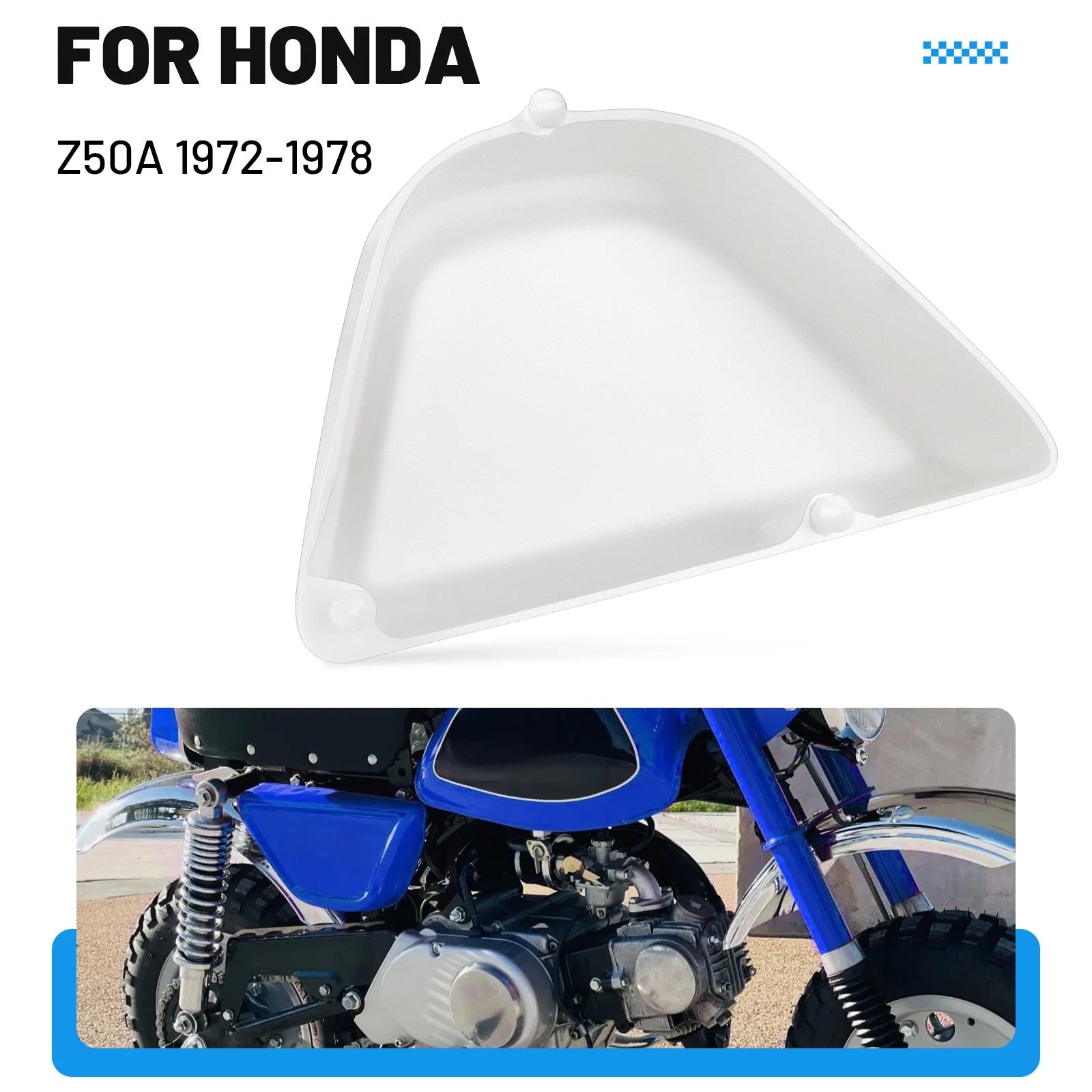 Left Side Cover for Honda Z50A Mini Trail (1972–1978)