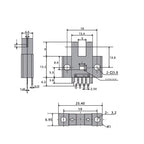 U Shape Photoelectric Limit Switch for Printing Equipment and Conveyors