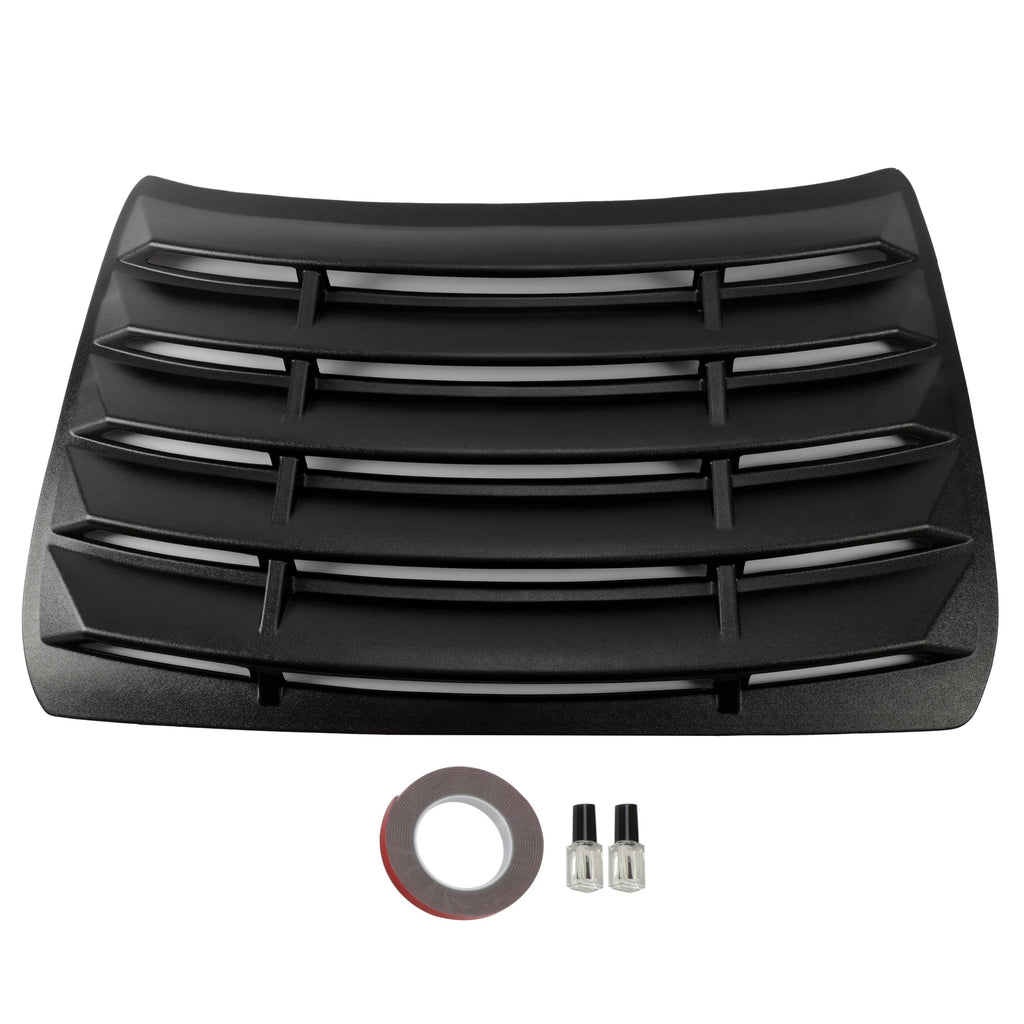 Rear ABS Black Window Louver Sun Shade Cover for Honda Civic Sedan (2016–2021)