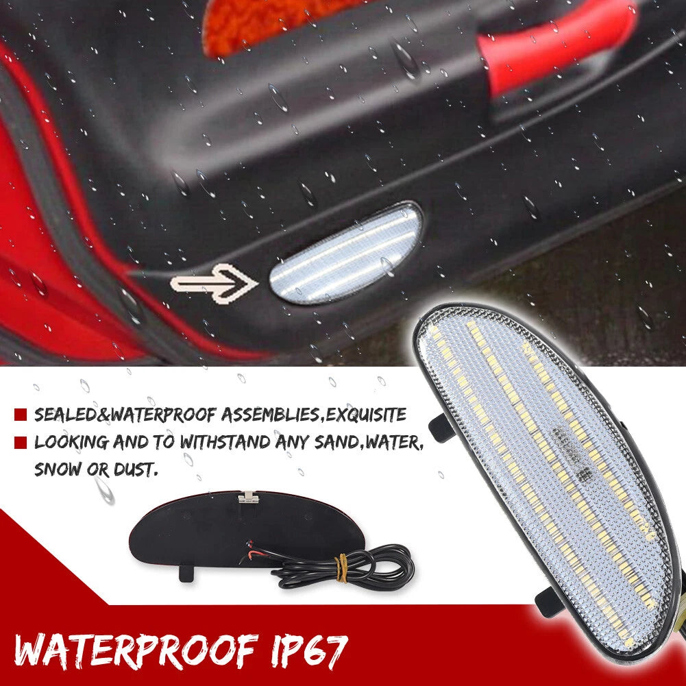 Clear LED Inner Door Courtesy Light Lens for Chevy Corvette C5 (1997–2004)