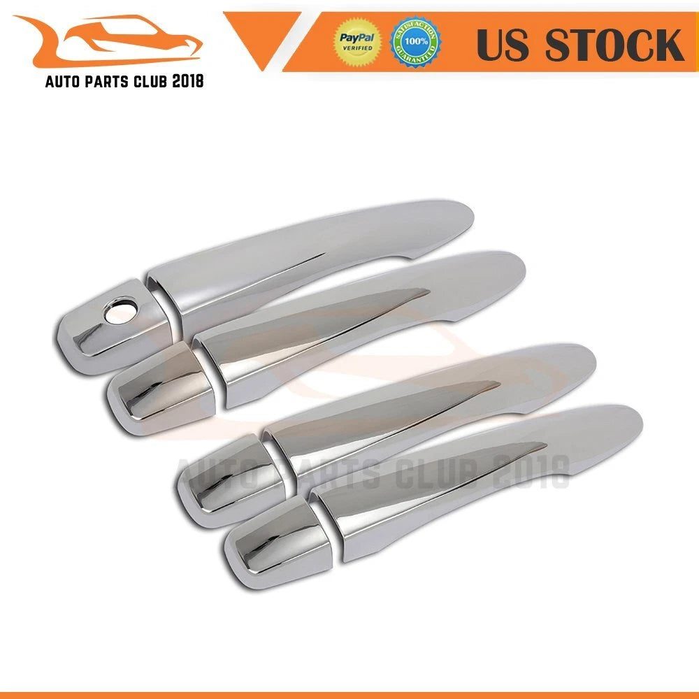 Set of 8 Chrome Door Handle Covers for Nissan Rogue Sport (2014–2019)