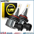 Set of 2 LED Fog Lights for H10 9140 9145 9005 (3000K Yellow)
