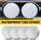 Set of 4 Waterproof Tire Covers for RV Trailer Camper (32")