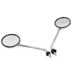 Set of 2 Chrome Rear View Mirrors for Piaggio Vespa LX 50 125 150 (2006–2018)