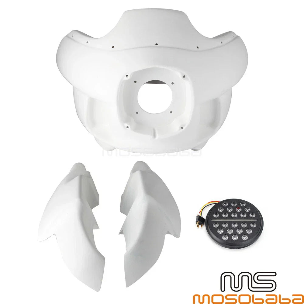 Upper Fairing, Windshield & LED Headlight for Harley FXLRS FXFB FXFBS (2020-2023)