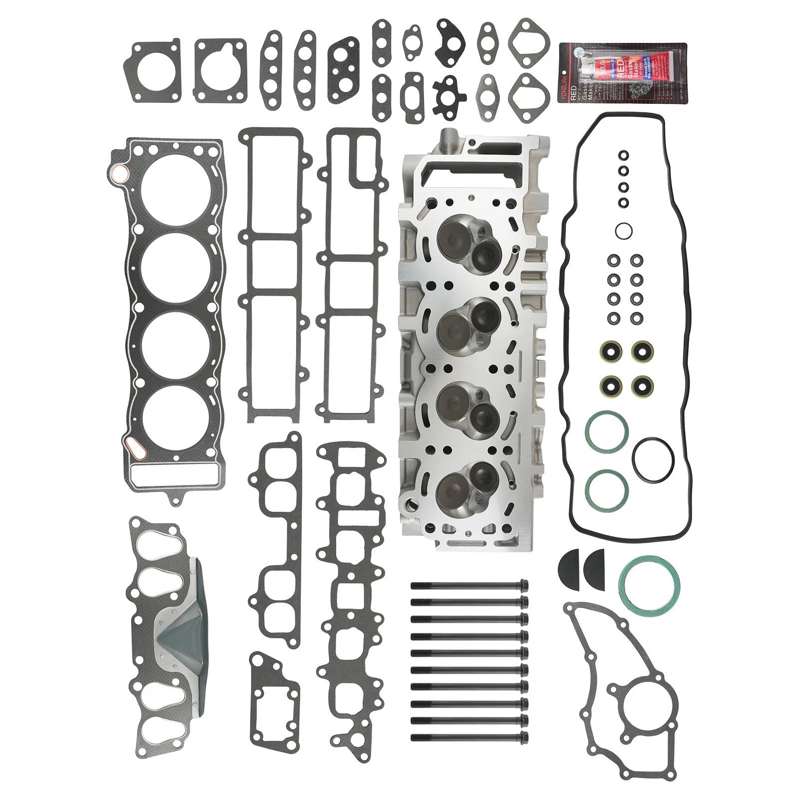 Cylinder Head Gasket Set with Head Bolts for Toyota 2.4 22RE (1985–1995)