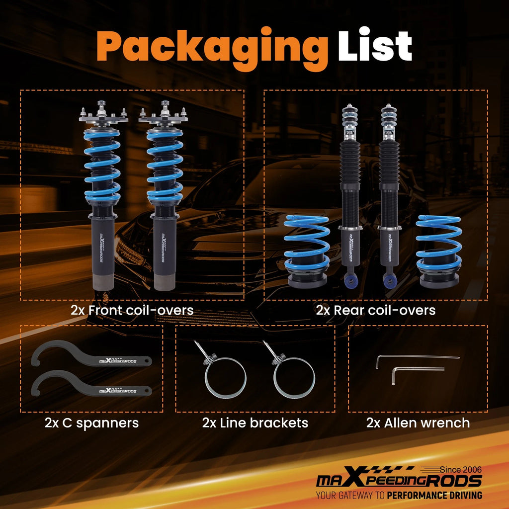 Coilovers for Toyota Corolla AE86 (1983-1987) 24 Way Damper Struts