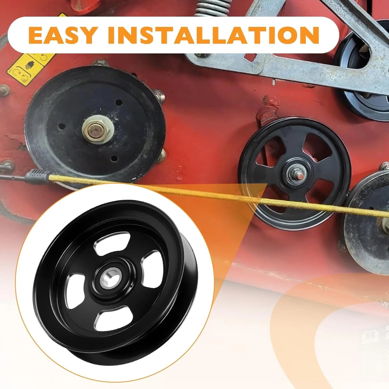 Deck Flat Idler Pulley for Exmark Lazer Z (2000-2023)
