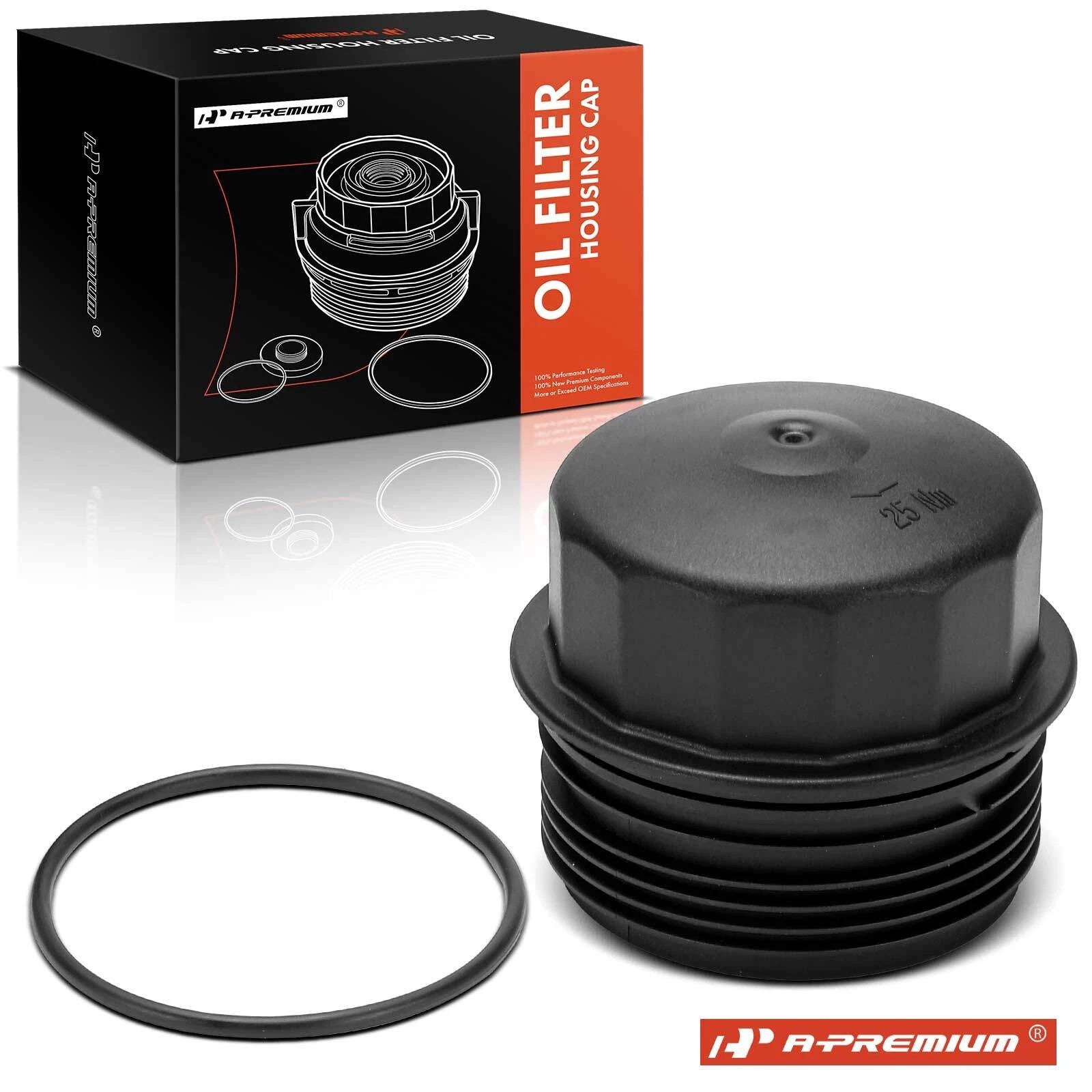 Engine Oil Filter Housing Cover for BMW X1 E84, X3 E83 (2010–2012, 2006–2010)
