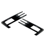 Fog Light Lamp Cover Bumper Grille Trim for VW Golf 7 MK7 (2013–2016) - Black Pair