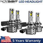 4X Canbus 9005 H11 LED Headlight Bulbs Bright White 200W 40000LM
