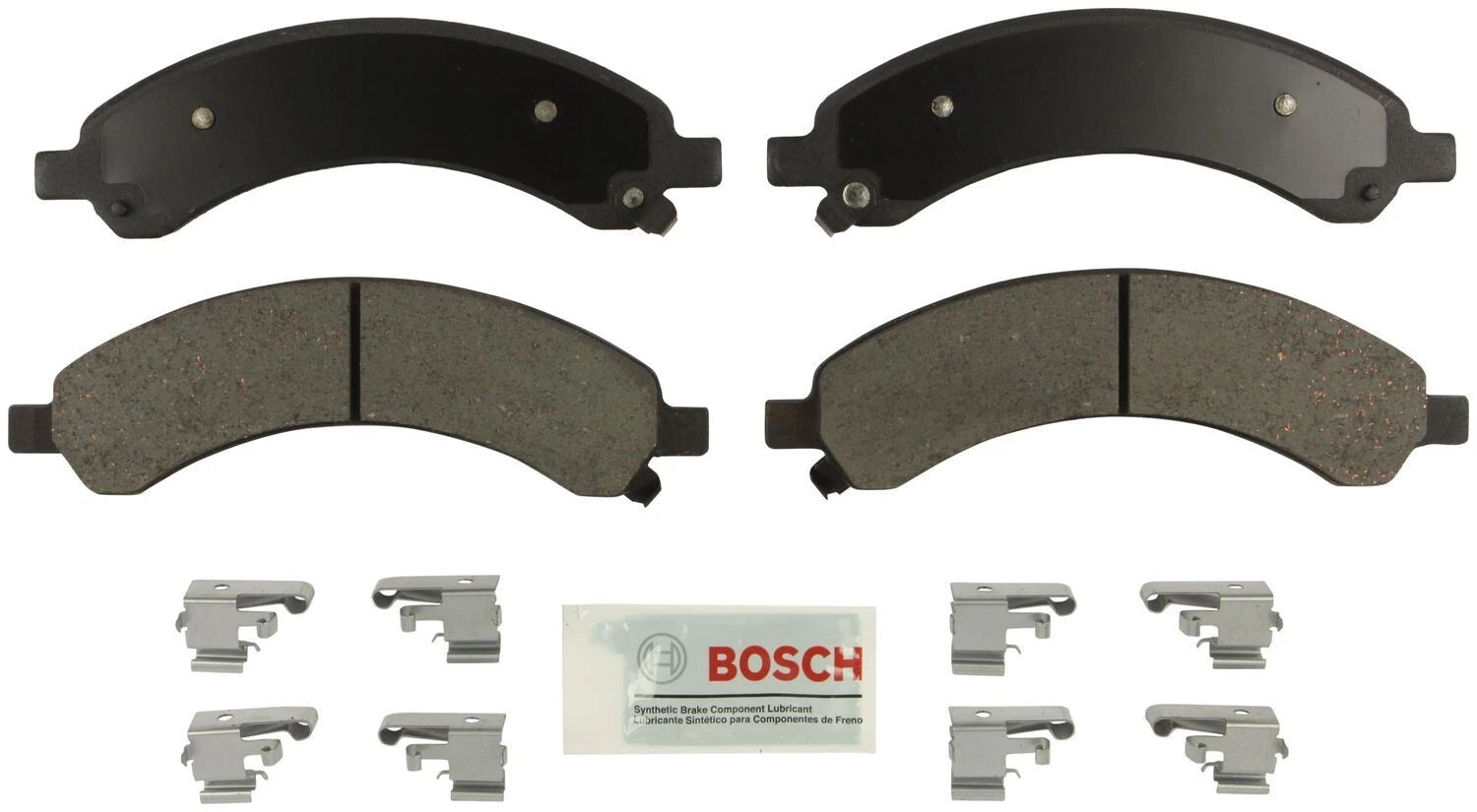 Set of 4 Rear Blue Brake Pads for Chevy Express 3500 GMC Savana 3500 (2003–2008)