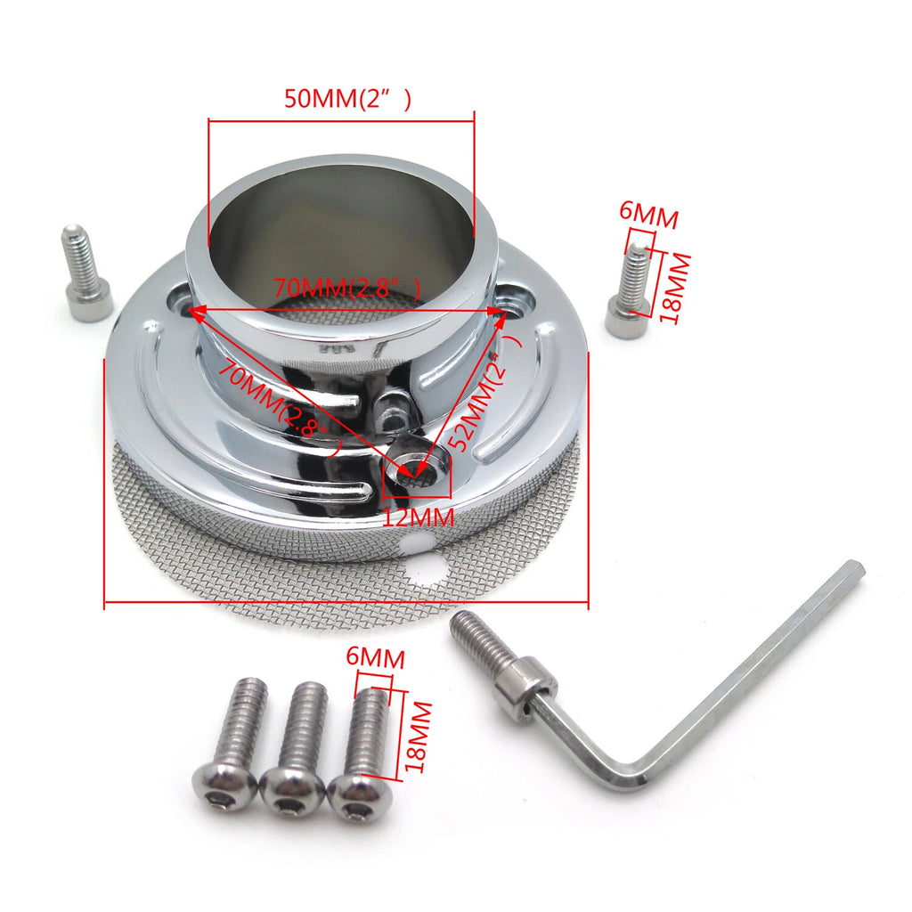 Exhaust Outlet Power Tip Pipe for Polaris Predator 500/Outlaw 500/525 (2003–2007)