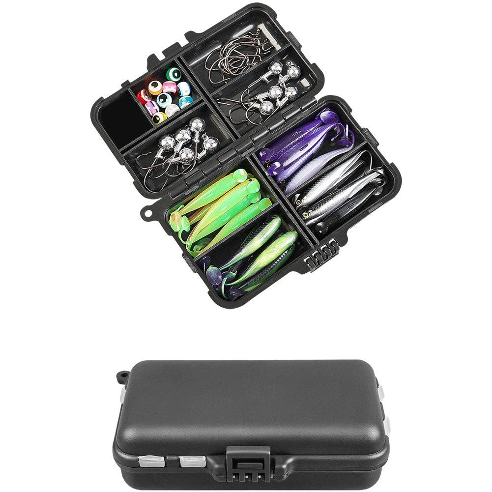 51pcs Soft Fishing Lure Set for Bass Trout