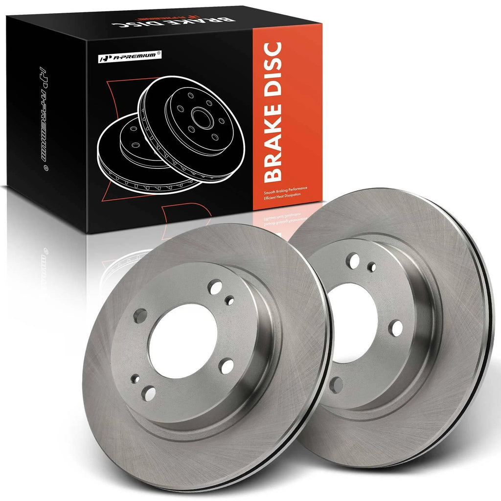 Front Side Disc Brake Rotors for Mitsubishi Mirage (2014–2015)