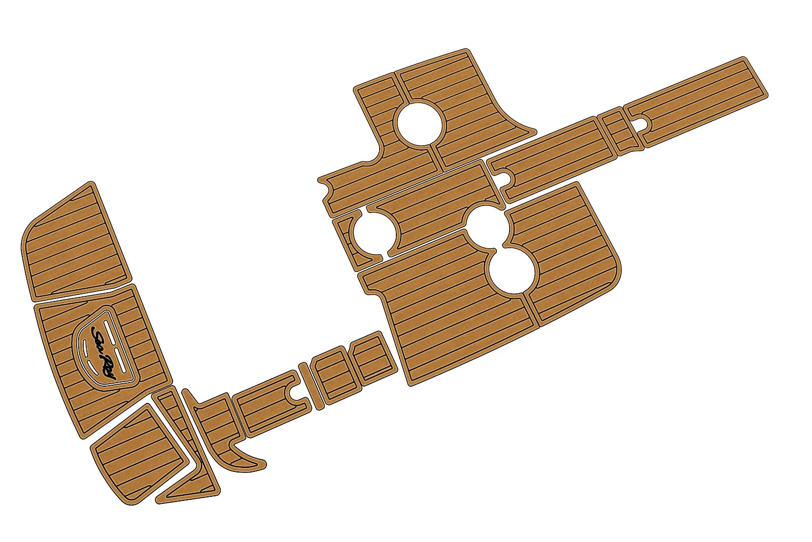 Seadek Swim Platform Pad for Sea Ray 220 Sundeck (2014)