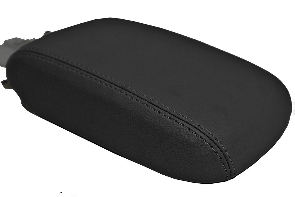 Leather Console Lid Armrest Cover for Subaru Crosstrek (2012–2017) Black