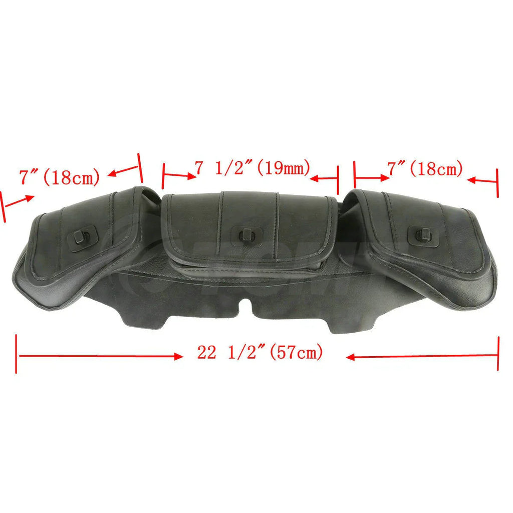 Saddle Bags Windscreen Pockets for Harley FLHTK FLHTCU FL Trike (1996 - 2013)