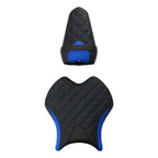 Driver & Passenger Seats Black/Blue for Yamaha YZF-R6 (2017-2022)