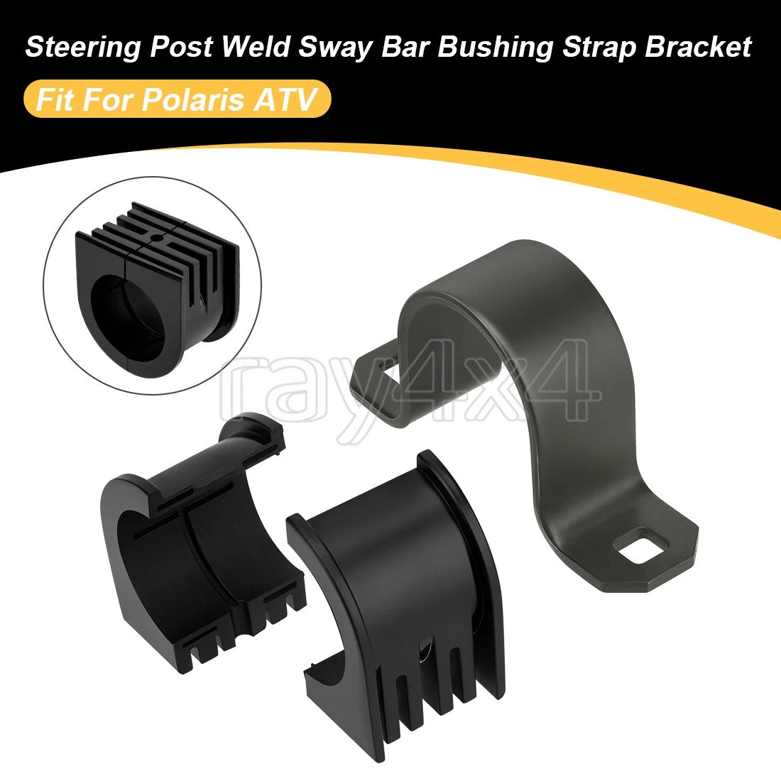 Steering Post Sway Bar Bushing Strap Bracket for Polaris Sportsman 550 (2009–2014)