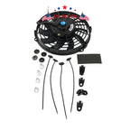 Set of 2 Slim Electric Radiator Cooling Fans 9" Universal