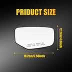 Right Side Heated Mirror Glass Convex for Honda Accord (2008–2012)